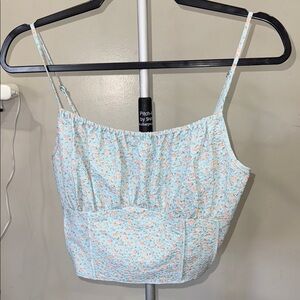 Floral Spaghetti Strap Top